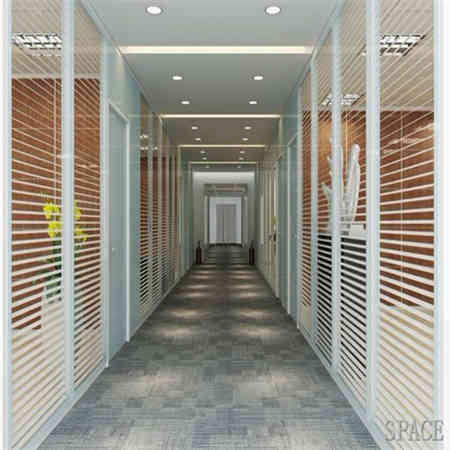 涟水办公室玻璃隔断效果图